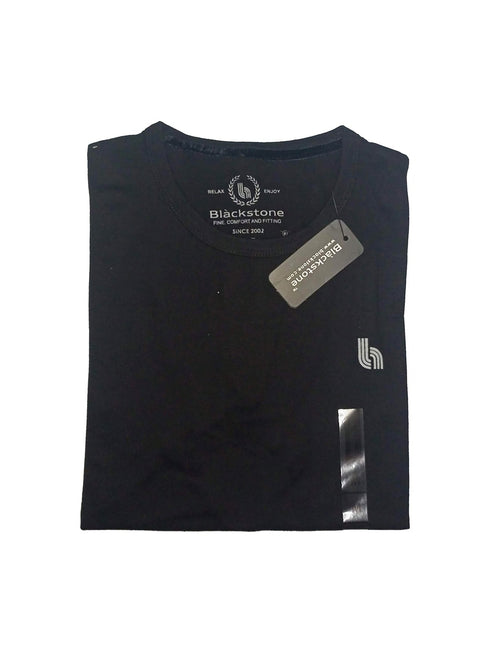 T Shirts Cotton Jersey Imported Stuff Ultra Stretch Black Stone